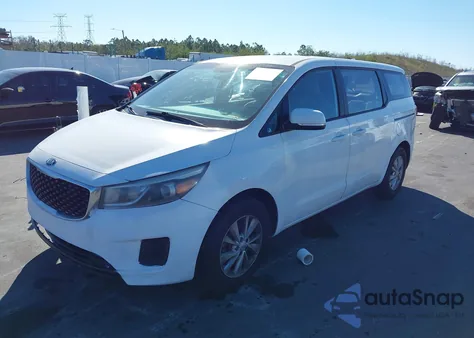 2016 Kia Sedona L z USA, uszkodzony, nr VIN KNDMA5C12G6181867